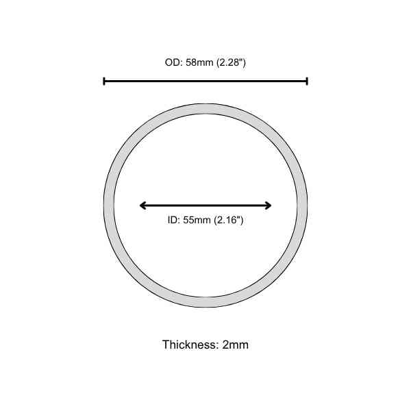 Teflon Seal Ring - 2.28" OD
