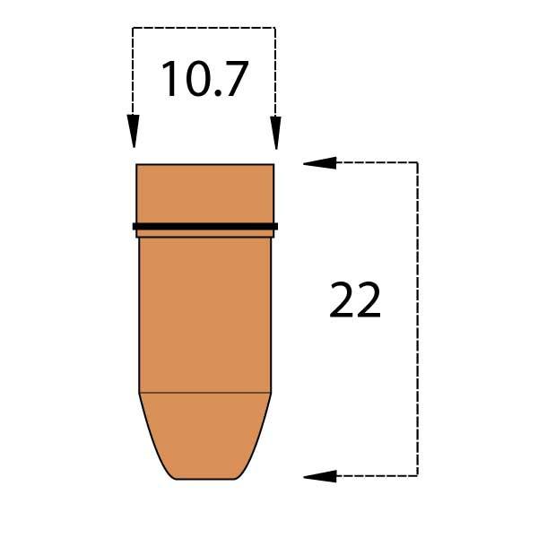 Non Contact Nozzle 1.0mm 10 Pack