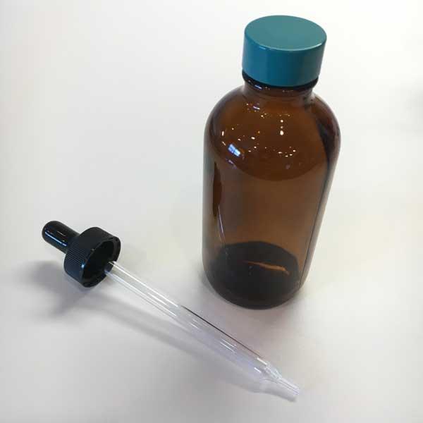 Dropper Bottle: Amber Cleaning Supplies