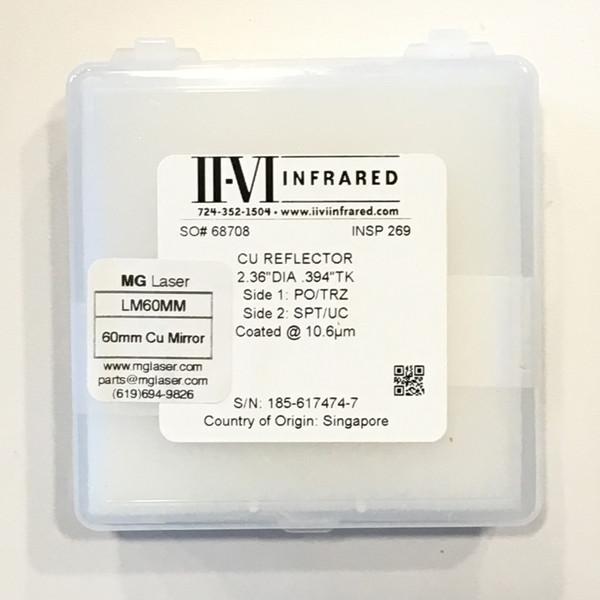 60Mm X 10Mm Cu Bend Mirror: Ii-Vi Mirror