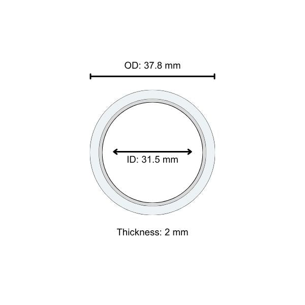 Lens Seal Ring: 37.8 x 31.5 x 2