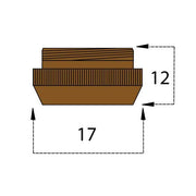  Mazak® Vespel Nut For Long 3D Nozzle Cutting Head