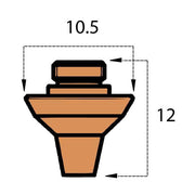  Standard 3D Nozzle 1.2Mm (10 Pack) Cutting Head