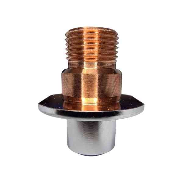 Pencil Double Nozzle 5.5mm / 2.0mm Inner Chrome