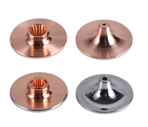 Nozzle, Precitec Compatible, D28-H15-M11, Concave (10-Pack) - Concave - 1.4mm - Copper (Single)