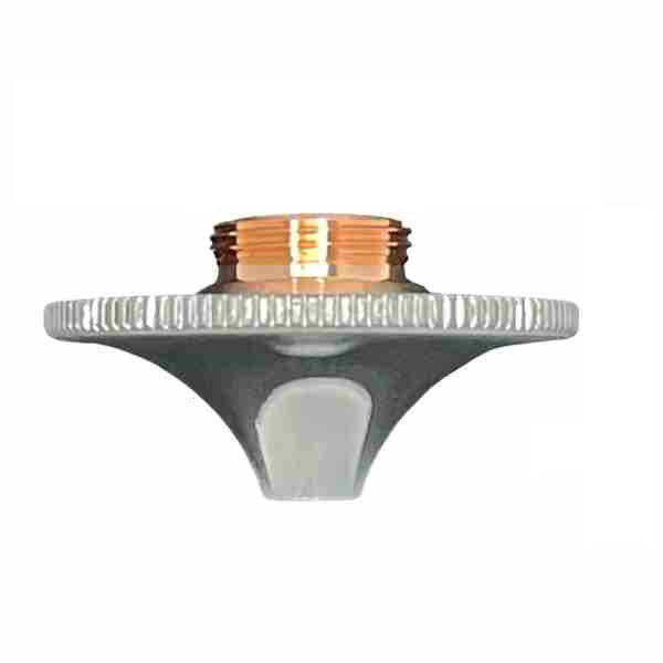 Nozzle, Precitec Compatible, D28-H15-M11, Fast-Cutting Concave (10-Pack) - 2.0mm - Chrome (Double)