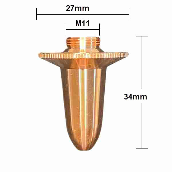 D27, H34, M11 Nozzle (10-Pack) - Double - 1.8mm