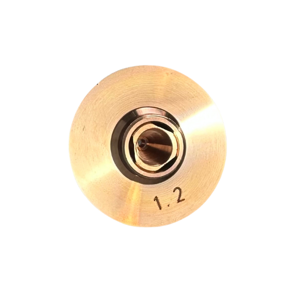 HP Nozzle Hat Shape - 10 Pack - Double - Chrome - Made in Italy - 1.5mm