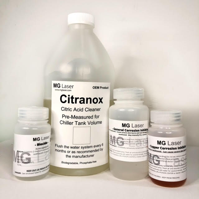 Pre-Measured Chiller Water Additive Kit With Citranox - 70 Gallon Tank Maintenance